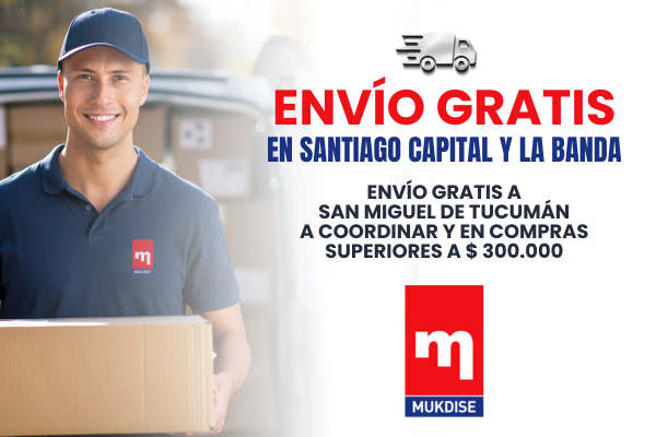 Env&iacute;o gratis Santiago y La Banda